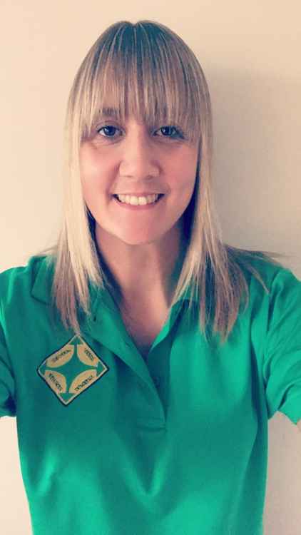 Livvy Shelton has been involved with the club since 1995. Photo courtesy of Green Arrows Artistic Swimming Club.