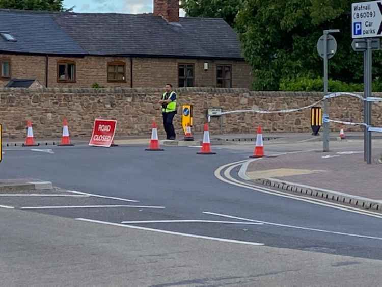Torkard Way has been closed following the collision. Photo Credit: Tom Surgay
