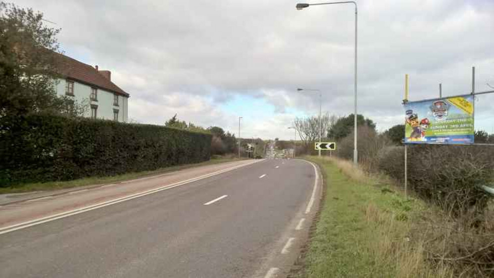 A614 Old Rufford Road. Photo © Copyright Chris Morgan and licensed for reuse under Creative Commons Licence.