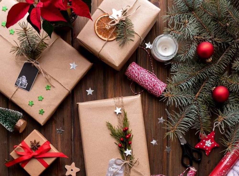 Be conscious about your wrapping paper for presents (credit: Unsplash)