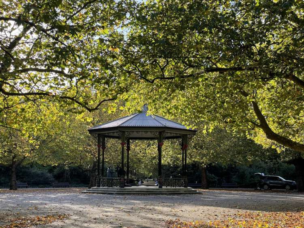 A sunny morning at the bandstand in the park (credit: Lexi Iles)