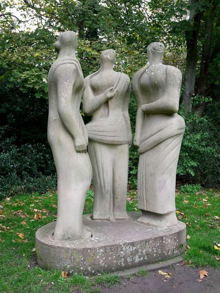 Three Standing Figures by famous artist Henry Moore (credit: Wikimedia)