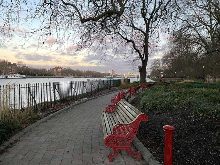 Battersea park at sunset (credit: Lexi Iles)