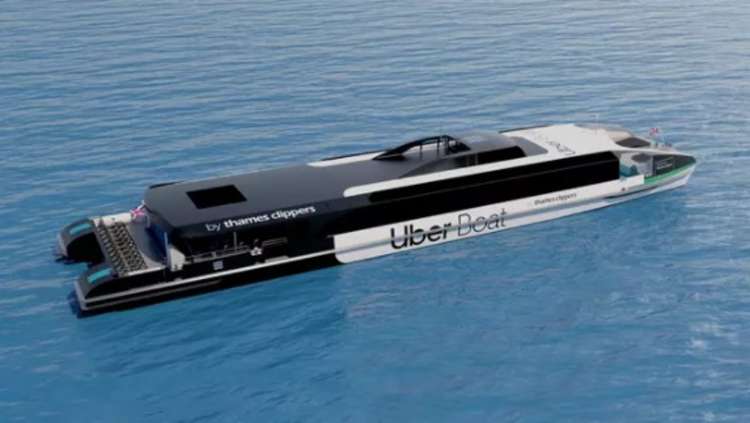 Uber Boat by Thames Clippers is building the UK's first hybrid high speed passenger ferries, which are set to set to launch this autumn and in the spring of next year (credit: Uber Boat)