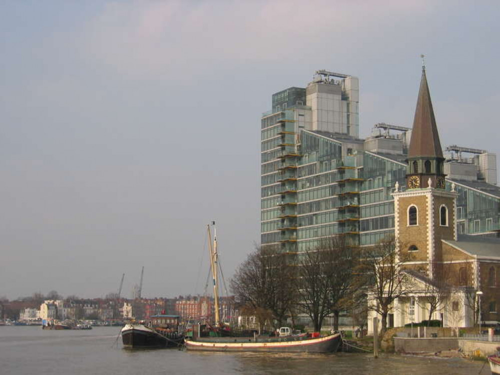 A grey and rainy day in Battersea