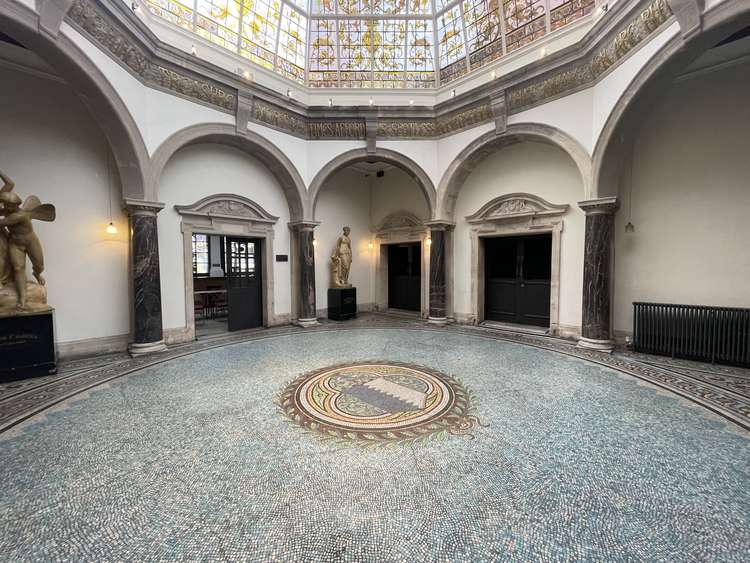 Battersea Arts Centre is home to a beautiful mosaic floor (credit: Lexi Iles)