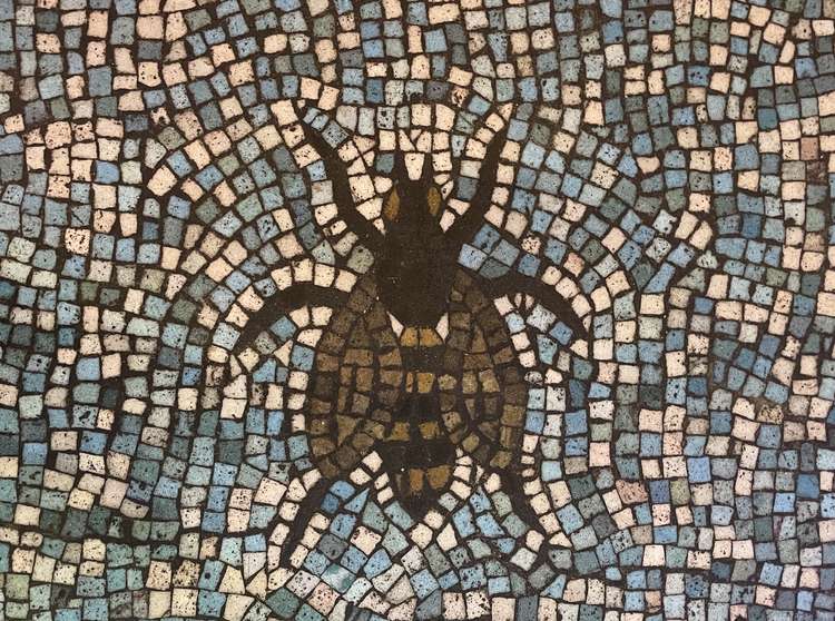 Have you ever spotted the bees dotted throughout the floor of the entrance? (credit: Lexi Iles)