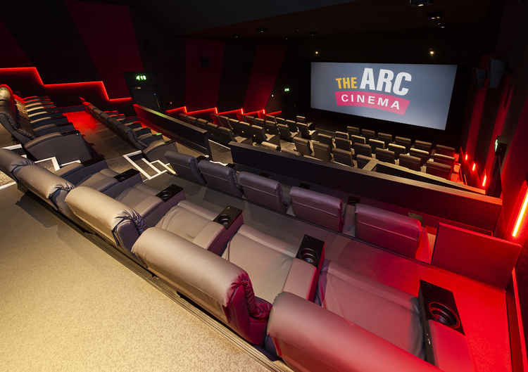 One of the four screens at the cinema. Photo courtesy of The Arc Cinema, Hucknall.