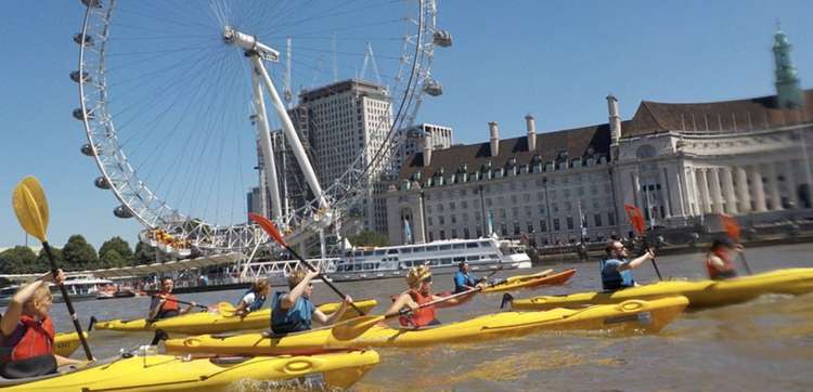 See London from the River Thames (credit: London Kayak Company)