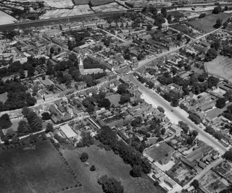 Rewind: Stunning black and white photos of Baldock from the air - share your memories of the Charter Fair. CREDIT: Britain from the Air