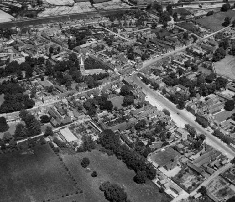 Rewind: Stunning black and white photos of Baldock from the air - share your memories of the Charter Fair. CREDIT: Britain from the Air