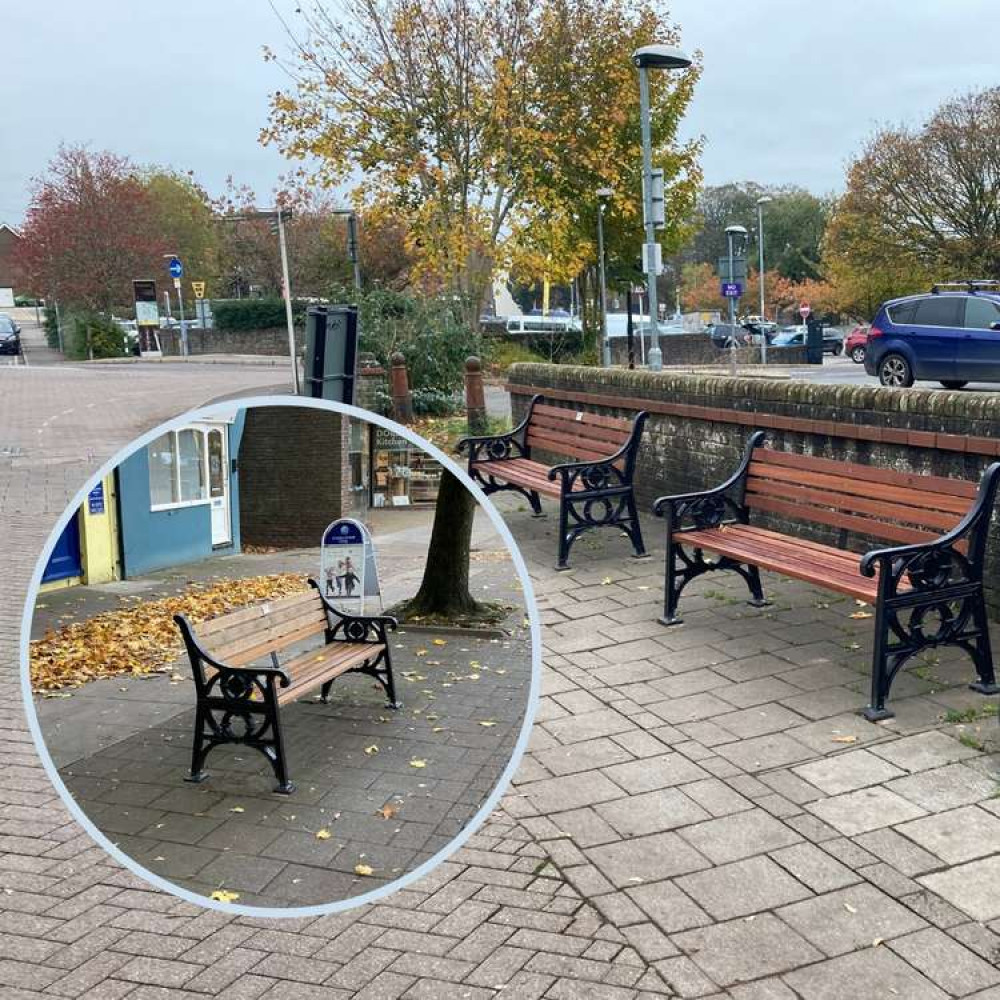 Benches in Dorchester's Charles Street and South Street have been reconditioned