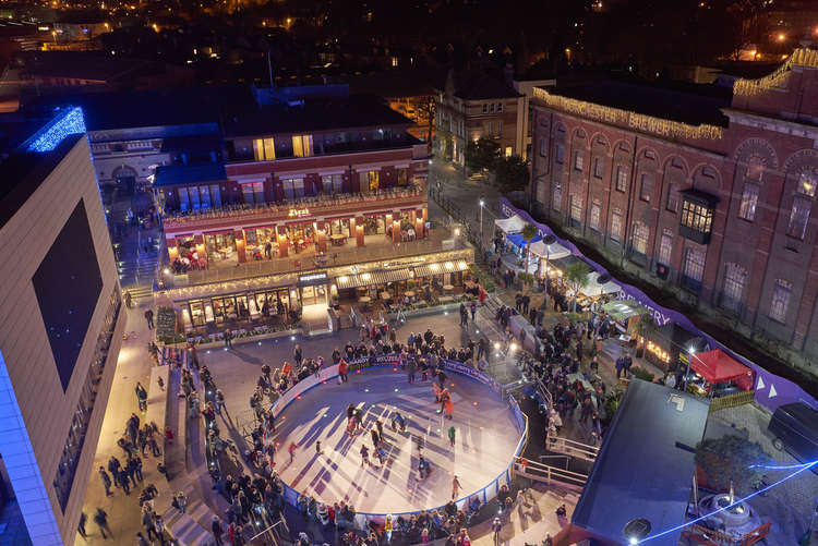 Christmas returns to Dorchester's Brewery Square with light illuminations