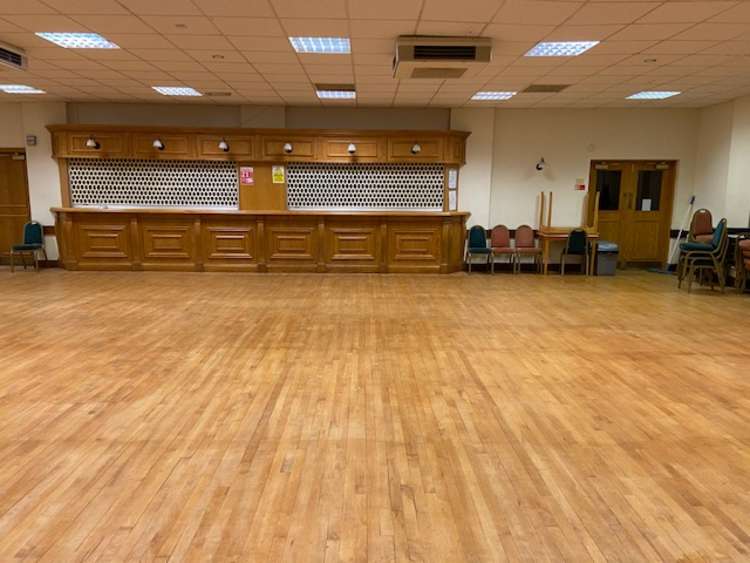 The hall and bar area in The Newstead Centre. Photo Credit: Tom Surgay.