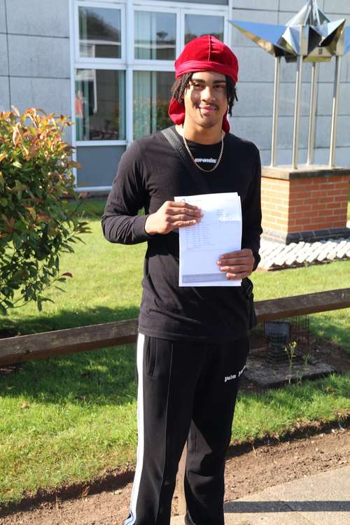 Jude Murray will be doing his A levels at Hucknall Sixth Form College after securing great GCSE results. Photo courtesy of The Holgate Academy.