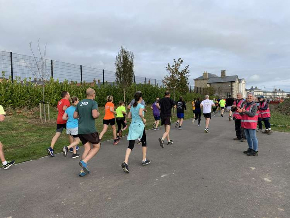 Poundbury's The Great Field parkrun will be going ahead on New Year's Day