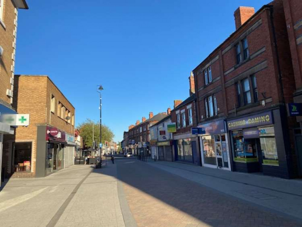 Hucknall High Street, the chosen venue for the festival. Photo Credit: Tom Surgay