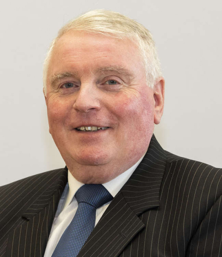 Councillor Mike Quigley MBE, Chairman of Nottinghamshire County Council. Photo courtesy of Nottinghamshire County Council.