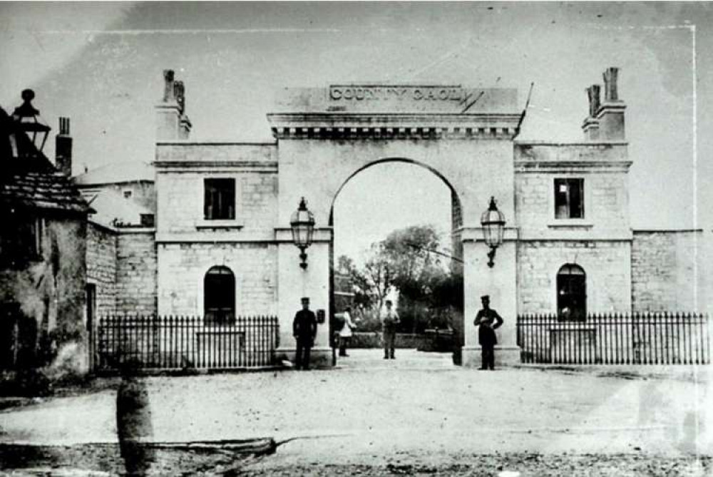 The gates of Dorchester Prison, where Elizabeth Martha Brown was executed (Image: Dorset Museum)