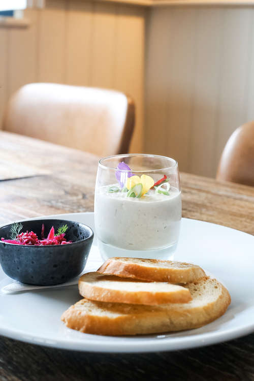 Celebrate Mother's Day at The Club House in West Bexington, pictured is Chesil Smokery mackerel pate