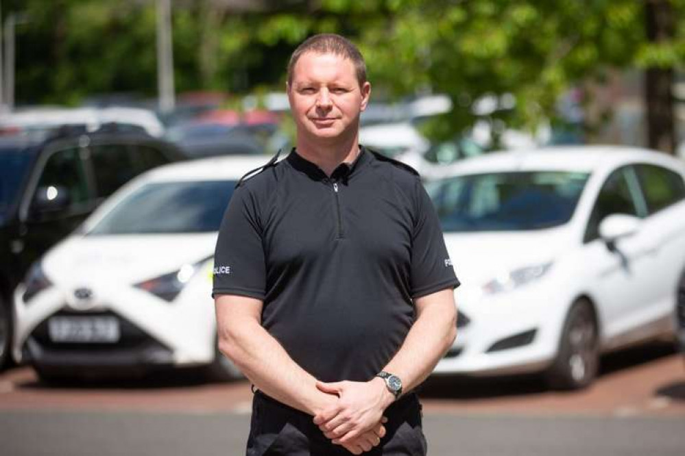 Inspector Mark Dickson, District Commander for Ashfield. Photo courtesy of Nottinghamshire Police.