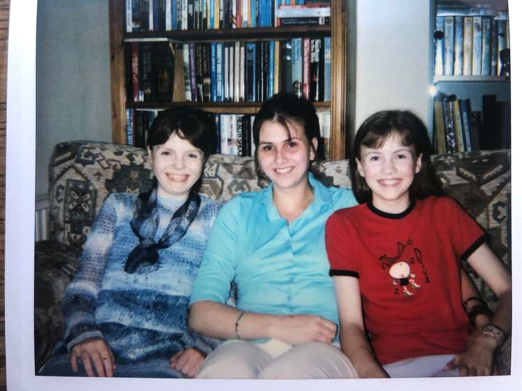 Emma with her sisters