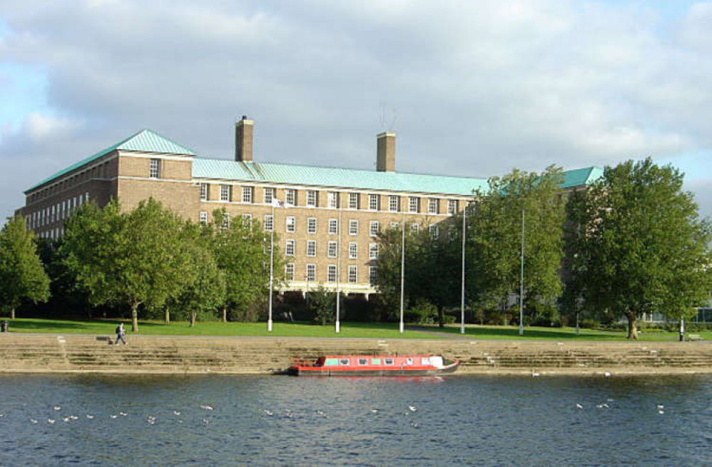 County Hall, the headquarters of Nottinghamshire County Council. © Copyright Alan Murray-Rust and licensed for reuse under this Creative Commons Licence.