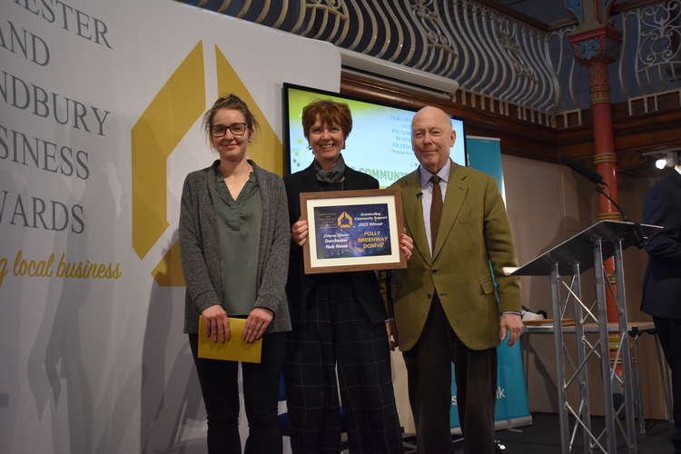 Polly Greenway of DOMVS won the Community Support category