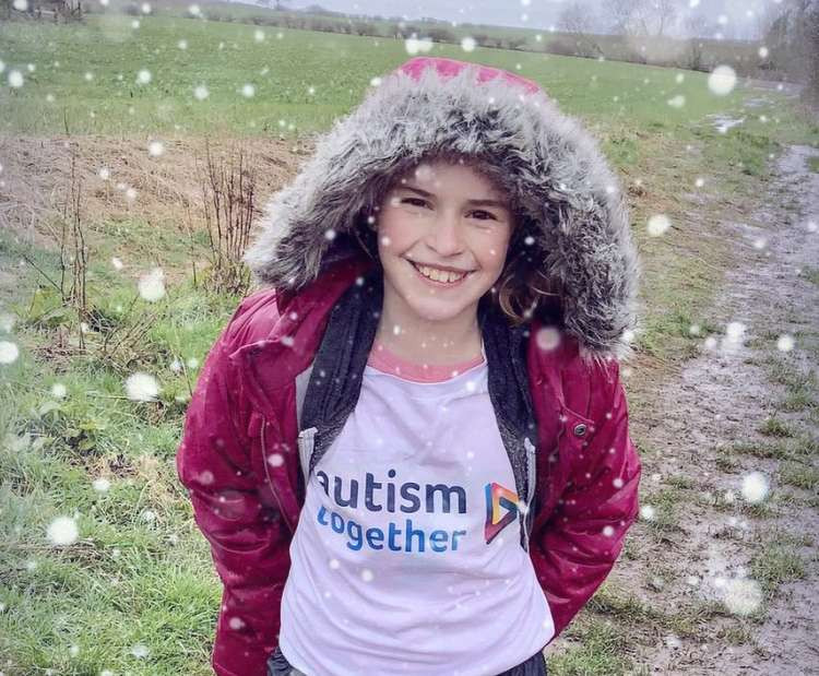 Get fit and fundraise in the run up to Christmas – like Lottie Brassington walking for Autism Together