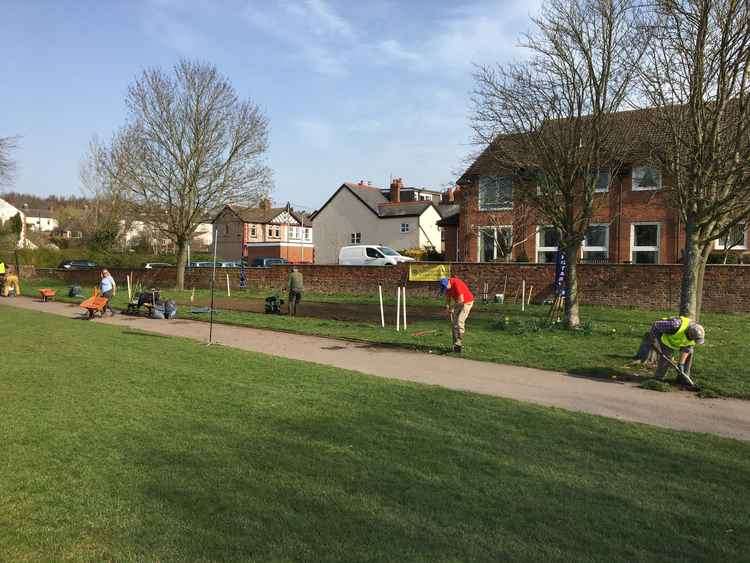 Earlier this year when work started on the wildflowers project