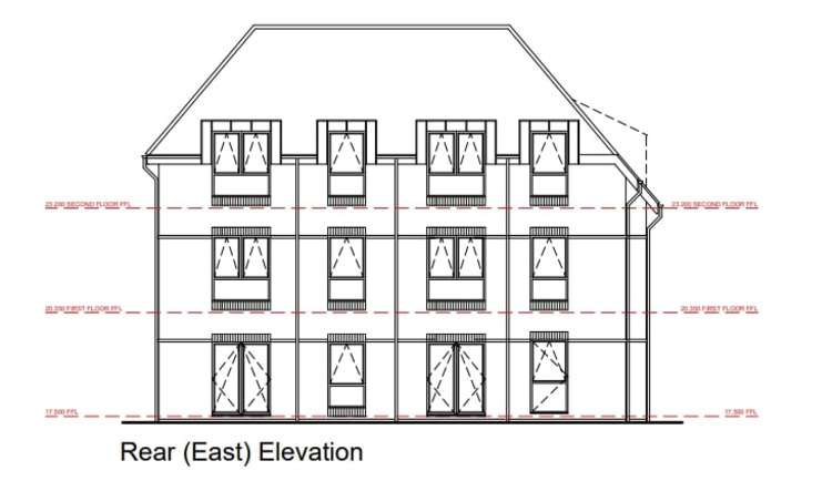 How the flats proposed for 11 Caldy Road might have looked