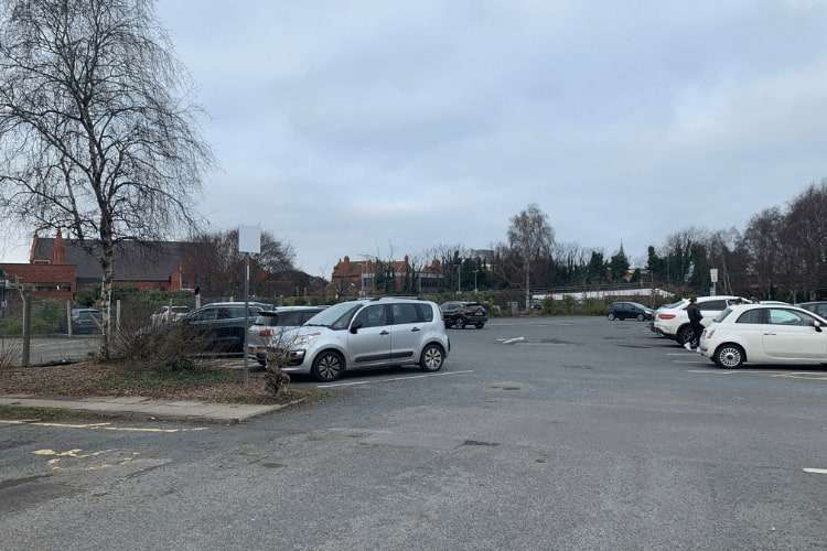 The section of car park that will be closed between now and Spring