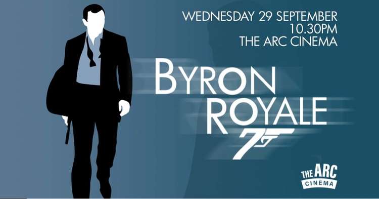 The James Bond themed evening at Hucknall's Arc Cinema is called 'Byron Royale' and will feature casino tables before the midnight screening of No Time to Die.