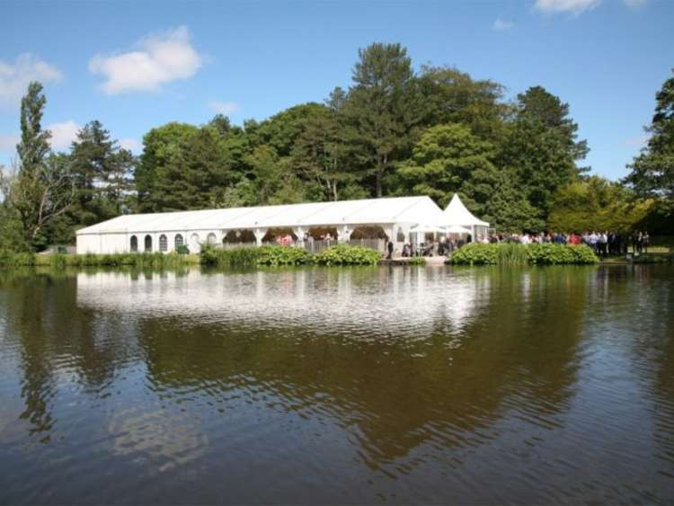 The Lakeside Marquee – picture credit: Thornton Manor