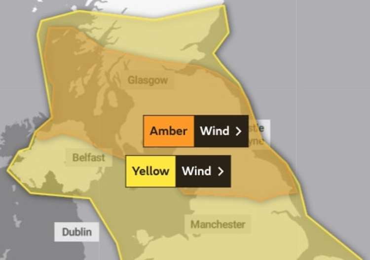 The Met Office warning