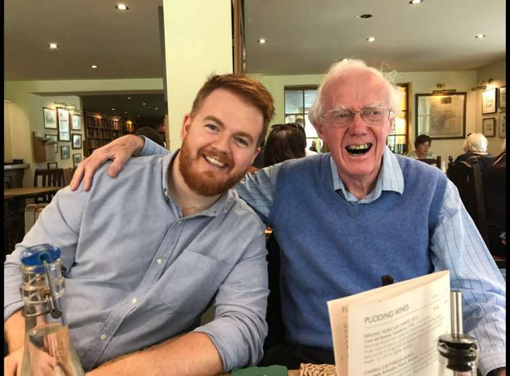 Dave Smith with his late Grandad, John, who passed away earlier this year.