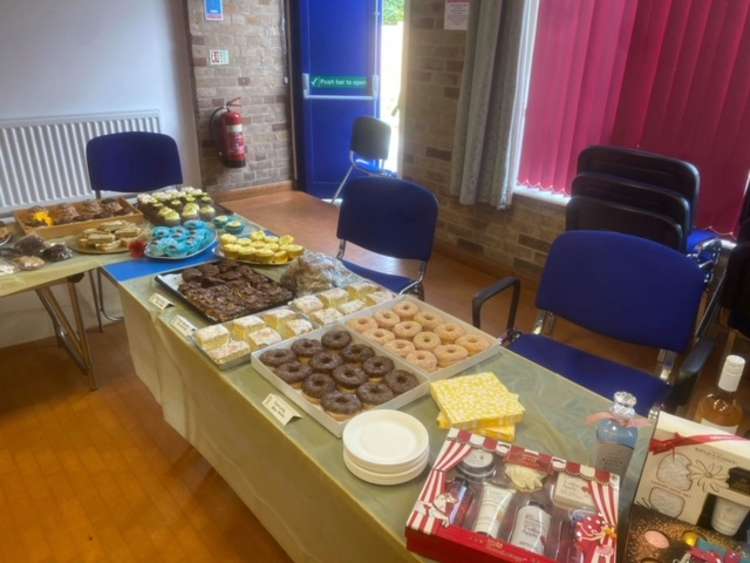 Some of the cakes that were sold at  St Peter & St Paul's Church Hall on Ruffs Estate in Hucknall on Saturday. Photo courtesy of Nicola Barksby