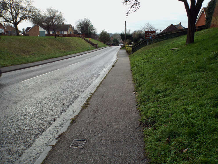 Lady lane Hadleigh where teenager was approached (Picture credit: Nub News)