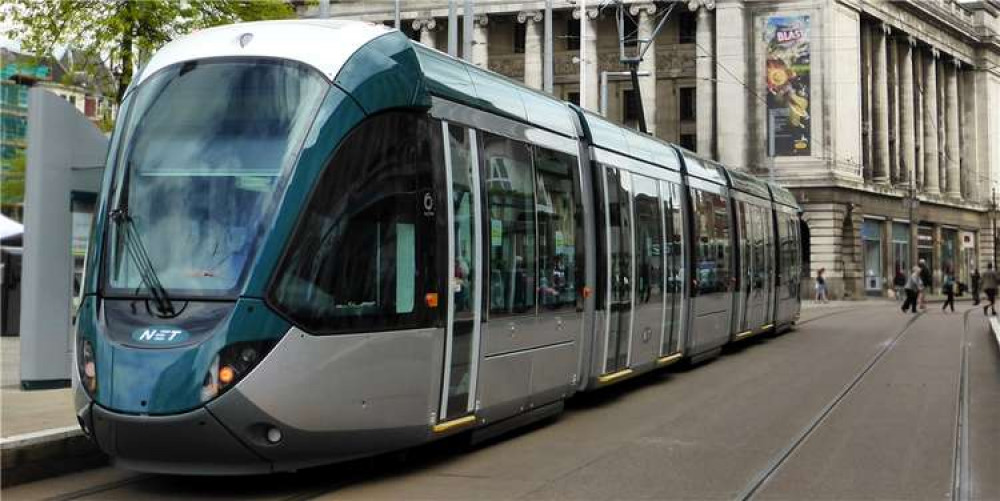 The Nottingham tram network has been nominated for an industry award. Photo courtesy of NET.