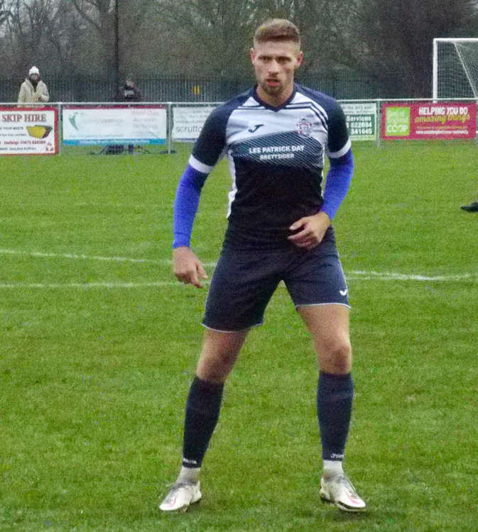 Joel Glover back playing for Hadleigh United (Picture credit: Nub News)