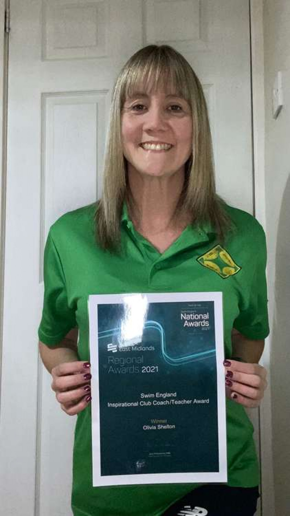 Livvy Shelton has won an award for being an inspirational coach. Photo courtesy of Livvy Shelton.