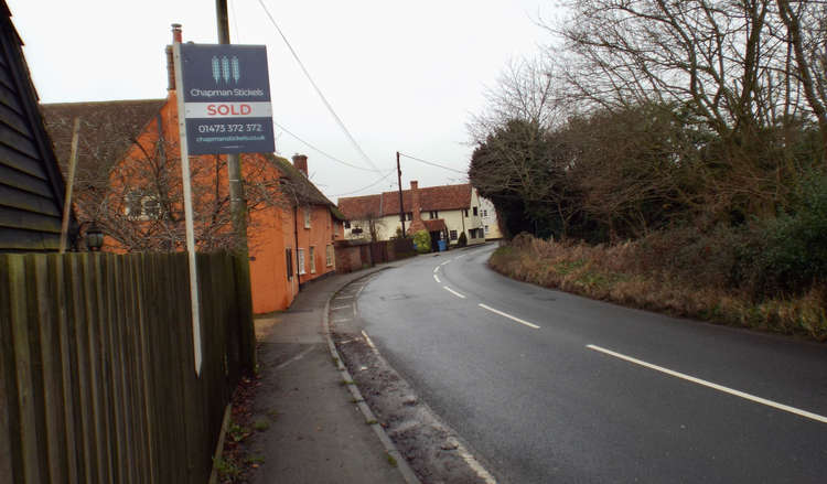 Chapman Stickels sign at Benton End