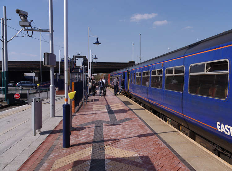 East Midlands Railway operate the services which call at Hucknall Station. Image by Matt Buck CC-BY-SA-2.0 CC-BY-SA-3.0.