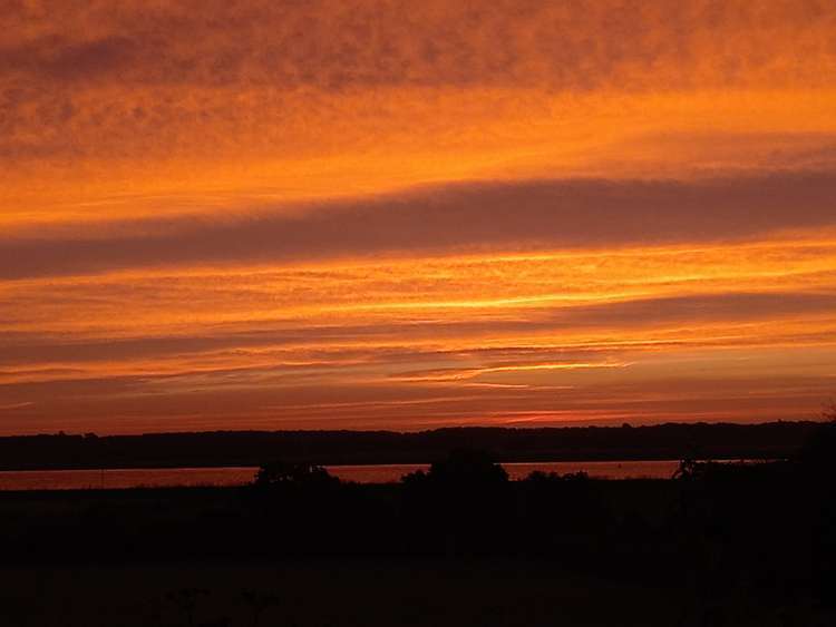Sunset over Hadleigh