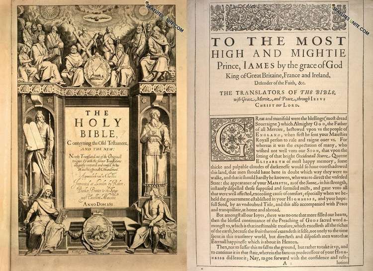 1611 version of the King James Bible [credit: newhopemusic.com]