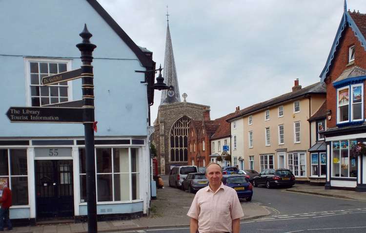 Babergh leader John Ward in Hadleigh