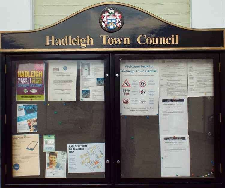 Hadleigh Town Council board