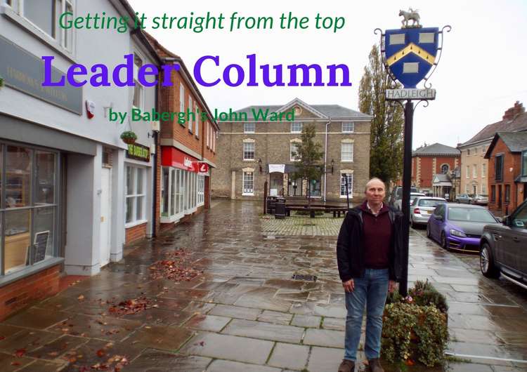 Babergh leader John Ward in Hadleigh