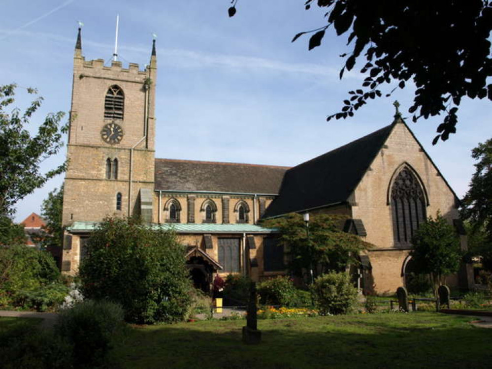 Every Thursday between 1pm and 3pm St Mary Magdalene church in Hucknall (pictured) opens its wellbeing café. © Copyright Andrew Abbott and licensed for reuse under this Creative Commons Licence.