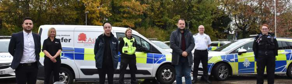 Local authorities have teamed up to keep residents in Hucknall safe during Halloween and Bonfire Night.  Photo courtesy of Ashfield District Council.